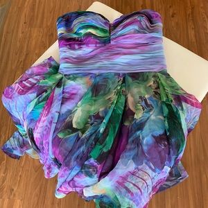 Adrianna papell strapless dress